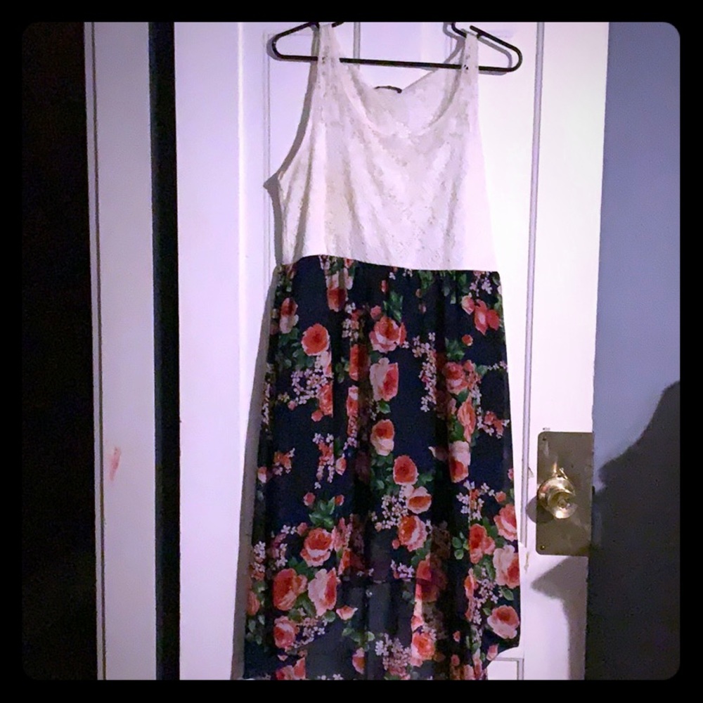 Deb xl dress, lace and floral